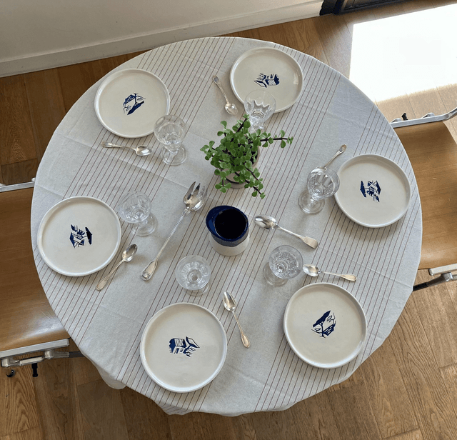 Assiettes « Méjean » / Les Heures Creuses