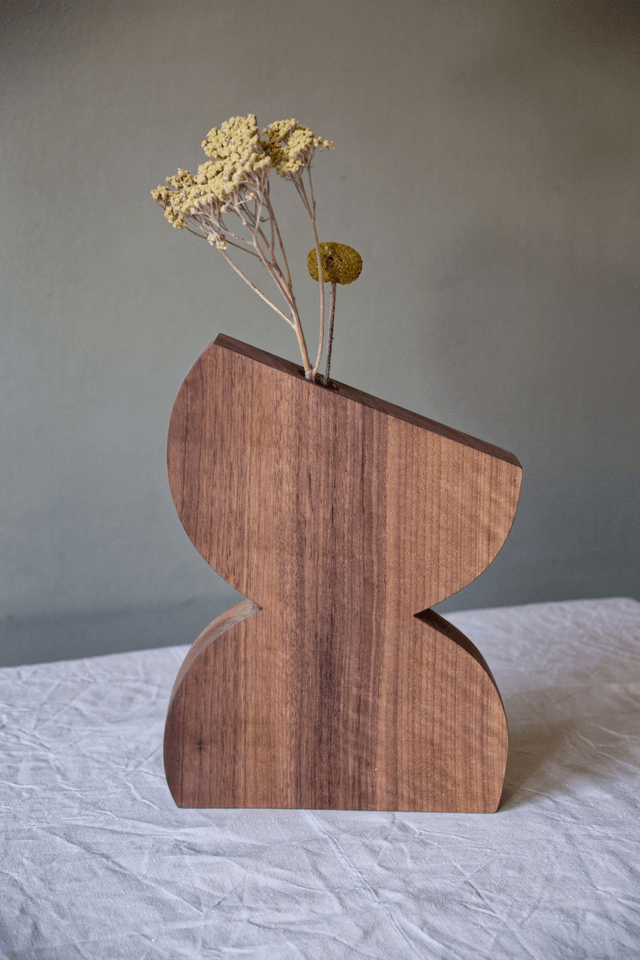 Grand soliflore noyer / Perrine Besson