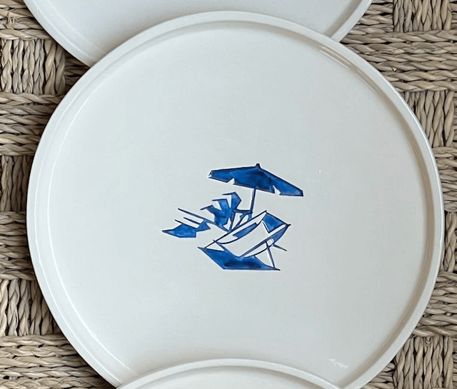 Assiettes « Méjean » / Les Heures Creuses
