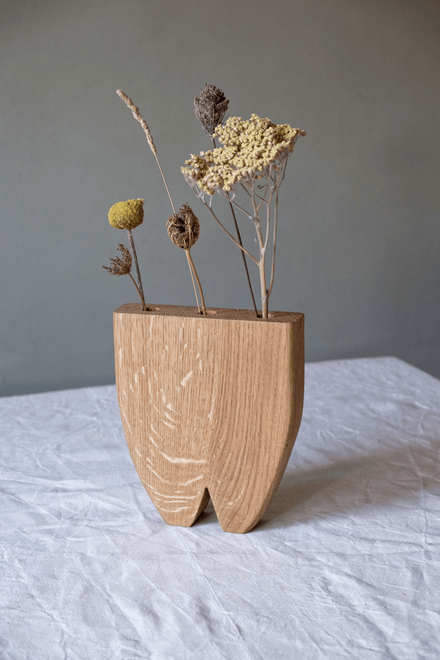 Soliflore chêne "Deux pattes" / Tadaam mobilier