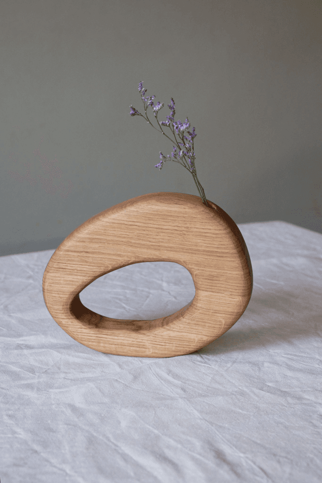 Soliflore chêne &quot;Bulle&quot; / Tadaam mobilier